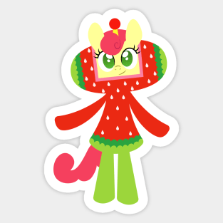 Ichigo Strawberry Sunrise Sticker